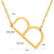 Fashion Letter Stainless Steel Plating Necklace