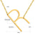 Fashion Letter Stainless Steel Plating Necklace