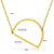 Fashion Letter Stainless Steel Plating Necklace