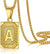 Fashion Letter 304 Stainless Steel 18K Gold Plated Plating Stainless Steel Necklaces