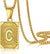 Fashion Letter 304 Stainless Steel 18K Gold Plated Plating Stainless Steel Necklaces