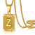 Fashion Letter 304 Stainless Steel 18K Gold Plated Plating Stainless Steel Necklaces