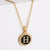 Fashion Letter Stainless Steel Plating Pendant Necklace