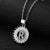 Fashion Letter Stainless Steel Plating Zircon Necklace