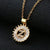 Fashion Letter Stainless Steel Plating Zircon Necklace