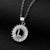 Fashion Letter Stainless Steel Plating Zircon Necklace