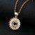 Fashion Letter Stainless Steel Plating Zircon Necklace