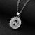 Fashion Letter Stainless Steel Plating Zircon Necklace