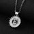 Fashion Letter Stainless Steel Plating Zircon Necklace