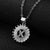 Fashion Letter Stainless Steel Plating Zircon Necklace