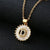 Fashion Letter Stainless Steel Plating Zircon Necklace