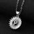 Fashion Letter Stainless Steel Plating Zircon Necklace