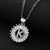 Fashion Letter Stainless Steel Plating Zircon Necklace