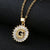 Fashion Letter Stainless Steel Plating Zircon Necklace