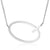 Fashion Letter Stainless Steel Polishing Necklace