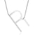 Fashion Letter Stainless Steel Polishing Necklace