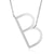 Fashion Letter Stainless Steel Polishing Necklace