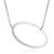 Fashion Letter Stainless Steel Polishing Necklace