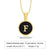 Fashion Letter Stainless Steel Polishing Pendant Necklace