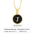 Fashion Letter Stainless Steel Polishing Pendant Necklace