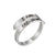 Fashion Letter Stainless Steel Rings 1 Piece