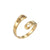 Fashion Letter Stainless Steel Rings 1 Piece