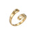 Fashion Letter Stainless Steel Rings 1 Piece