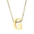 Fashion Letter Stainless Steel Titanium Steel Plating Pendant Necklace 1 Piece