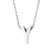 Fashion Letter Stainless Steel Titanium Steel Plating Pendant Necklace 1 Piece