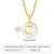 Fashion Letter Stainless Steel Titanium Steel Plating Pendant Necklace 1 Piece