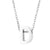 Fashion Letter Stainless Steel Titanium Steel Plating Pendant Necklace 1 Piece