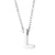 Fashion Letter Stainless Steel Titanium Steel Plating Pendant Necklace 1 Piece