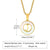 Fashion Letter Stainless Steel Titanium Steel Plating Pendant Necklace 1 Piece