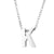 Fashion Letter Stainless Steel Titanium Steel Plating Pendant Necklace 1 Piece