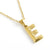 Fashion Letter 304 Stainless Steel 18K Gold Plated Plating Stainless Steel Necklaces