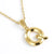 Fashion Letter 304 Stainless Steel 18K Gold Plated Plating Stainless Steel Necklaces