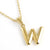 Fashion Letter 304 Stainless Steel 18K Gold Plated Plating Stainless Steel Necklaces