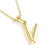 Fashion Letter 304 Stainless Steel 18K Gold Plated Plating Stainless Steel Necklaces