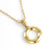 Fashion Letter 304 Stainless Steel 18K Gold Plated Plating Stainless Steel Necklaces