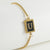 Fashion Letter Titanium Steel Enamel Plating Bracelets 1 Piece