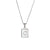 Fashion Letter Titanium Steel Pendant Necklace Plating