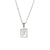 Fashion Letter Titanium Steel Pendant Necklace Plating