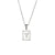 Fashion Letter Titanium Steel Pendant Necklace Plating