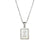 Fashion Letter Titanium Steel Pendant Necklace Plating