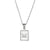 Fashion Letter Titanium Steel Pendant Necklace Plating