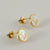 Fashion Letter Titanium Steel Plating Ear Studs 1 Pair