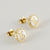 Fashion Letter Titanium Steel Plating Ear Studs 1 Pair