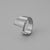 Fashion Letter Titanium Steel Plating Open Ring 1 Piece