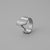 Fashion Letter Titanium Steel Plating Open Ring 1 Piece