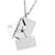 Fashion Letter Titanium Steel Plating Pendant Necklace 1 Piece